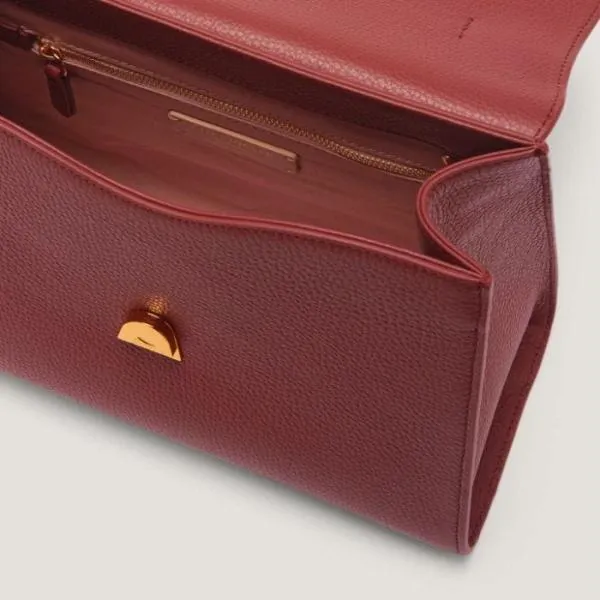 Coccinelle Dew Medium Brandy Women Coccinelle Top Handle Bag Coccinelle Dew Medium Brandy Women Coccinelle Top Handle Bag