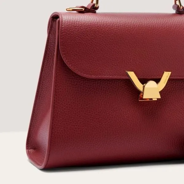 Coccinelle Dew Medium Brandy Women Coccinelle Top Handle Bag Coccinelle Dew Medium Brandy Women Coccinelle Top Handle Bag