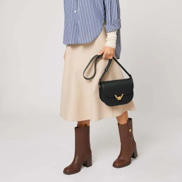 Coccinelle Dew Small Noir Women Coccinelle Crossbody Bags