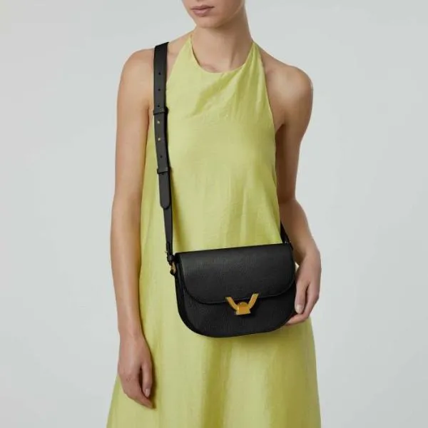 Coccinelle Dew Small Noir Women Coccinelle Crossbody Bags