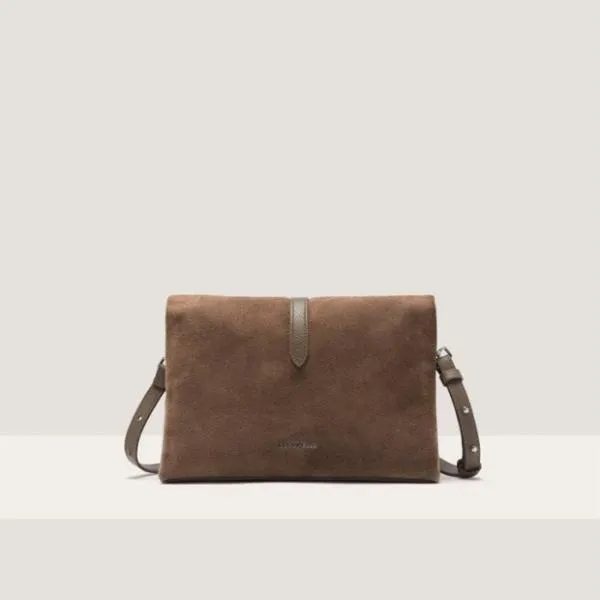 Coccinelle Dorian Suede Small Warm Taupe Women Coccinelle Shoulder Bags Coccinelle Dorian Suede Small Warm Taupe Women Coccinelle Shoulder Bags