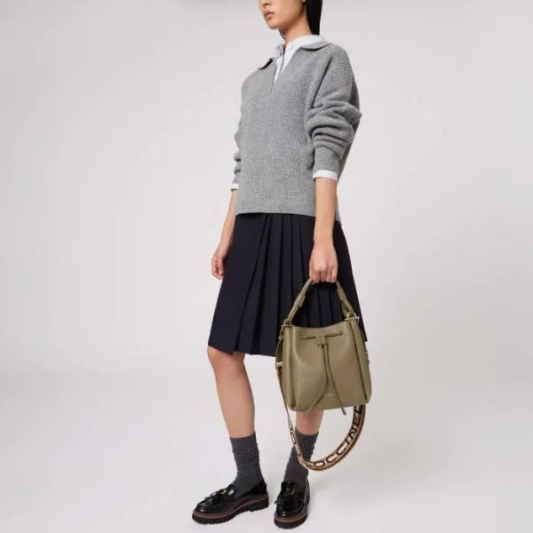 Coccinelle Eclyps Small Laurel Green Women Coccinelle Bucket Bags