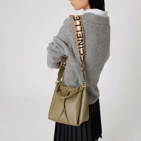Coccinelle Eclyps Small Laurel Green Women Coccinelle Bucket Bags