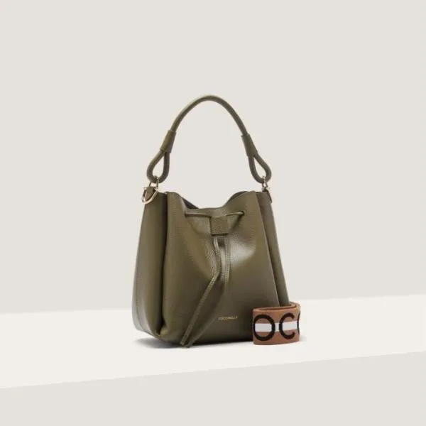 Coccinelle Eclyps Small Laurel Green Women Coccinelle Bucket Bags