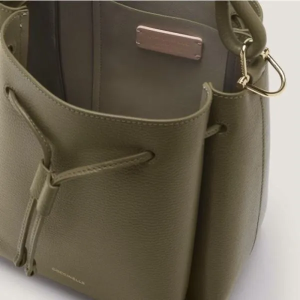 Coccinelle Eclyps Small Laurel Green Women Coccinelle Bucket Bags