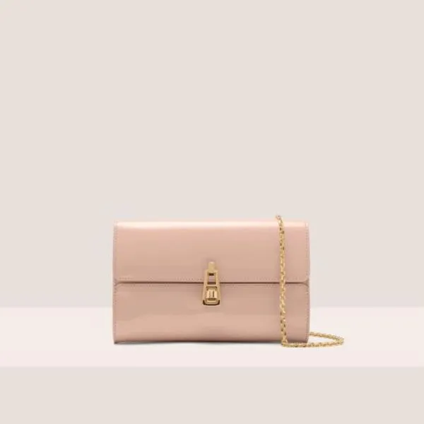 Coccinelle Magie 2nite Shiny Calf Rosette Women Coccinelle Clutch