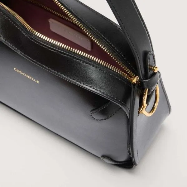 Coccinelle Maleta Calf Cocker Small Noir Women Coccinelle Crossbody Bags