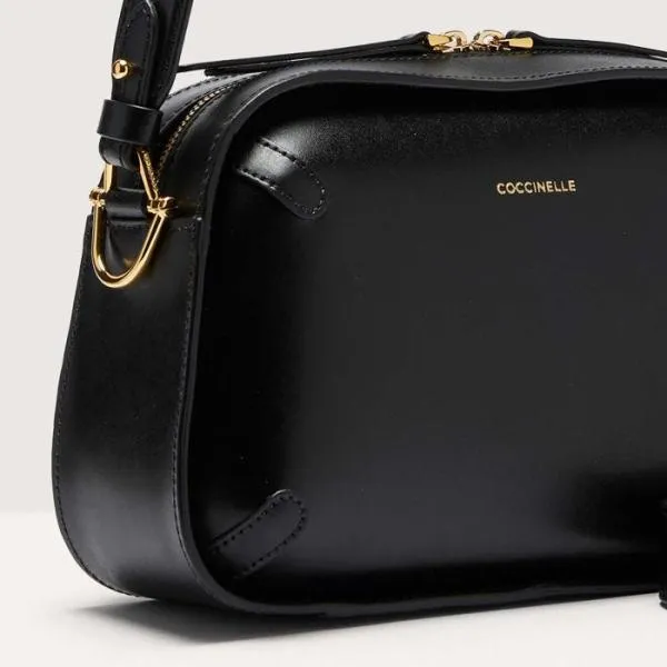 Coccinelle Maleta Calf Cocker Small Noir Women Coccinelle Crossbody Bags
