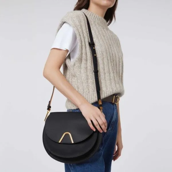 Coccinelle Sunup Medium Noircuir Women Coccinelle Crossbody Bags