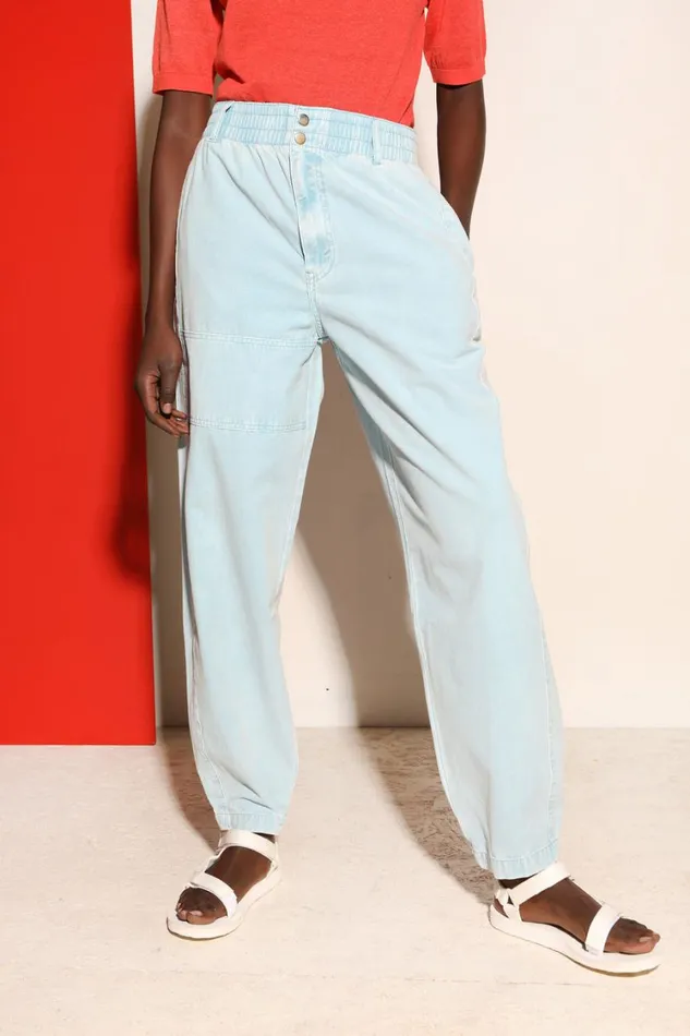 Colin Jeans Light Blue Womens LF Markey Trousers