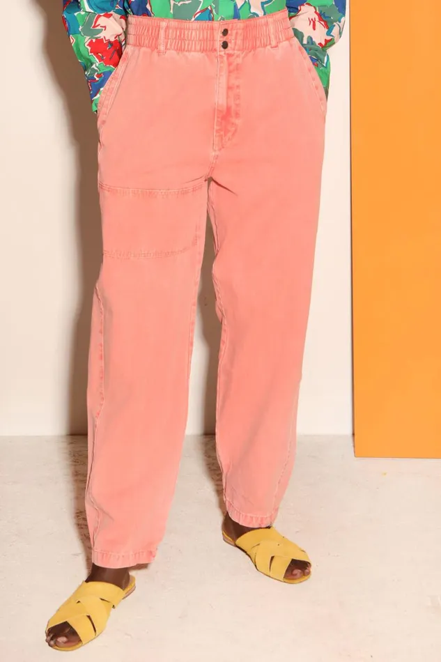 Colin Jeans Pale Red Womens LF Markey Trousers