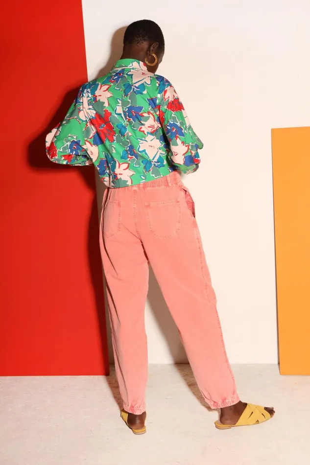 Colin Jeans Pale Red Womens LF Markey Trousers