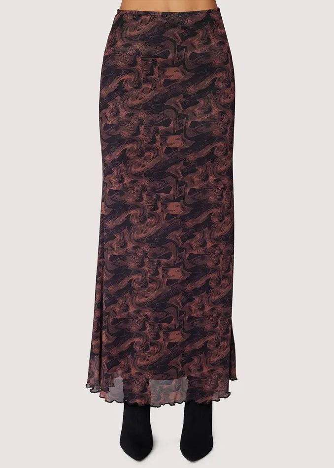 Contessa Maxi Skirt Copperblack Women Lost Wander Skirts