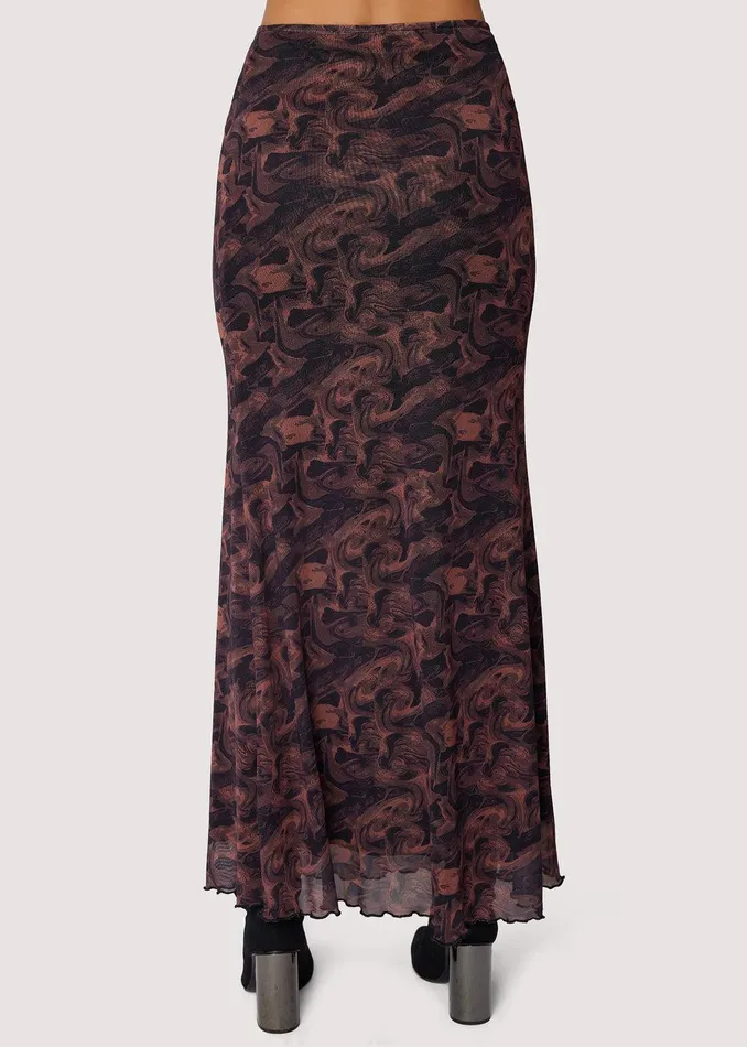 Contessa Maxi Skirt Copperblack Women Lost Wander Skirts