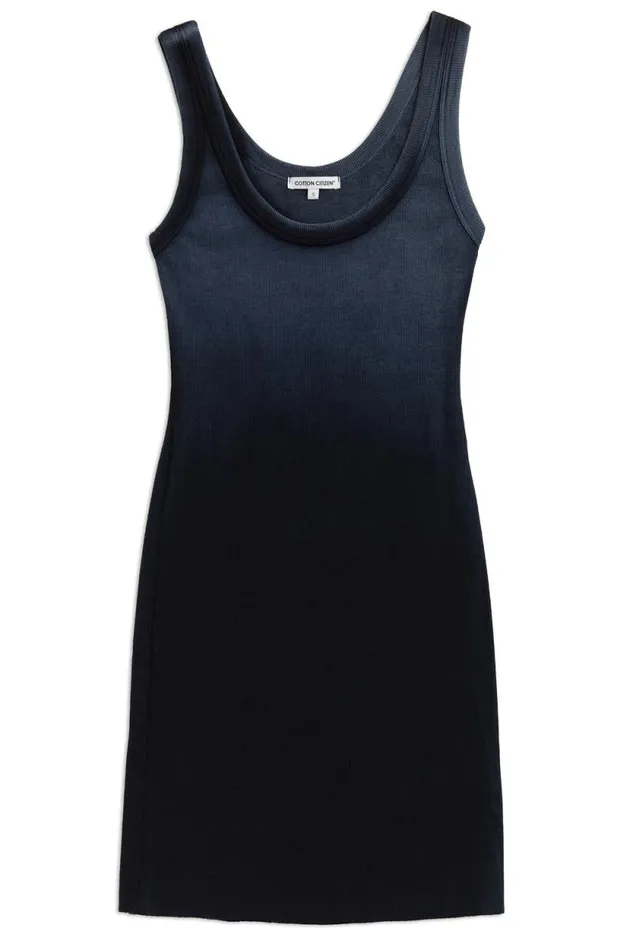 COTTON CITIZEN DRESSES Verona Mini Dress Black Cast 8211 Women