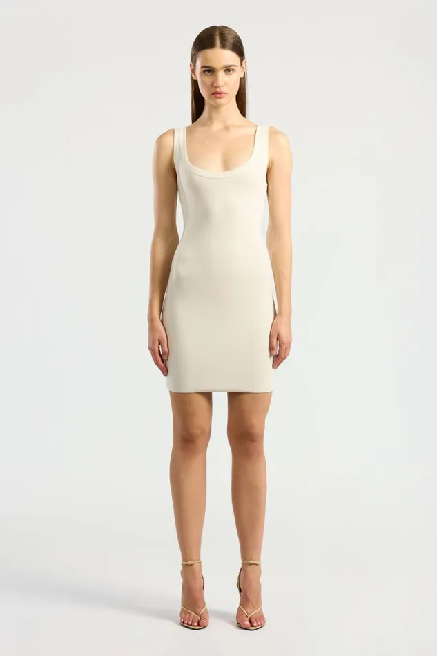 COTTON CITIZEN DRESSES Verona Mini Dress Bone 8211 Women