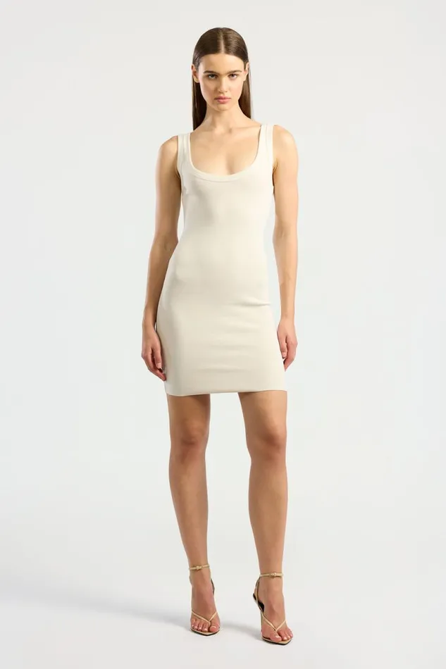 COTTON CITIZEN DRESSES Verona Mini Dress Bone 8211 Women