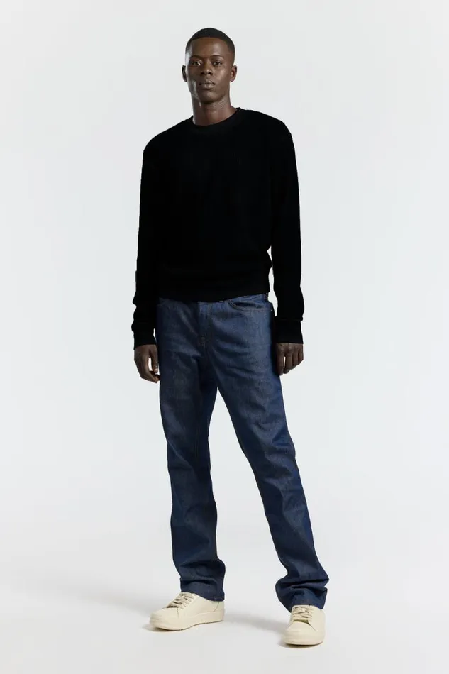 COTTON CITIZEN SHIRTS Cooper Thermal Jet Black 8211 Men