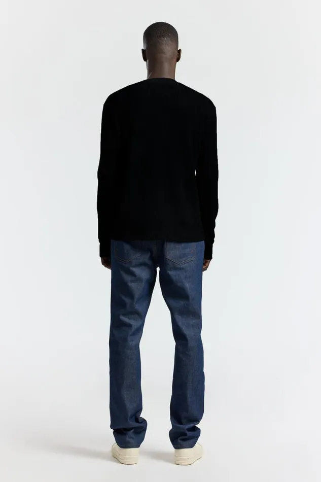 COTTON CITIZEN SHIRTS Cooper Thermal Jet Black 8211 Men