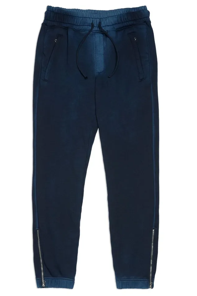 COTTON CITIZEN SWEATPANTS Bronx Zip Sweats Sale Vintage Navy 8211 Men