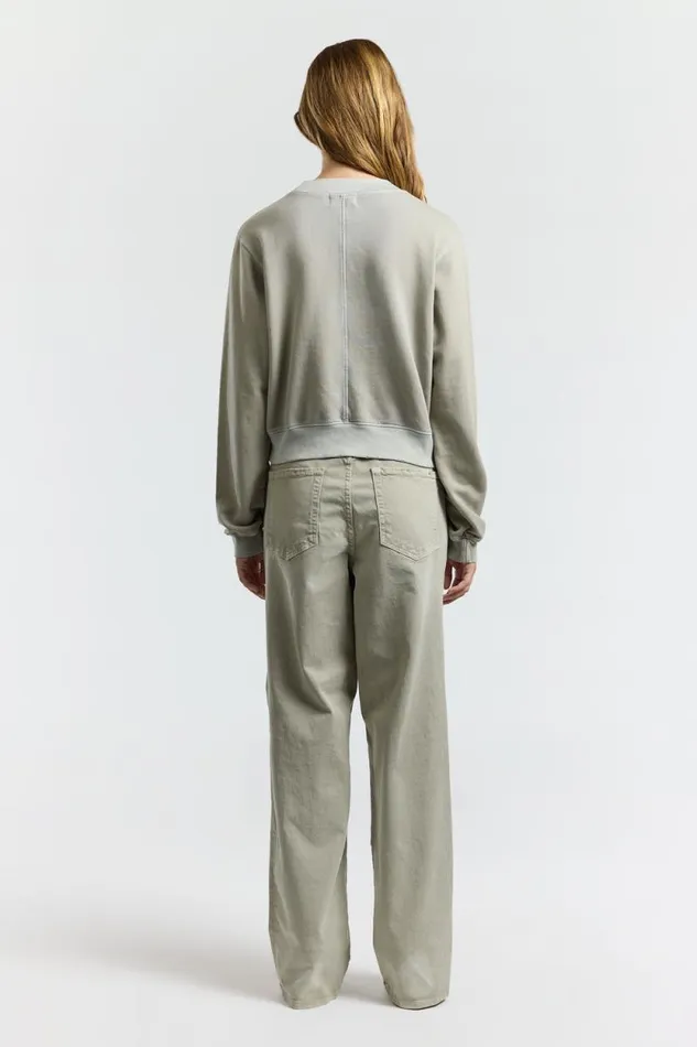 COTTON CITIZEN SWEATSHIRTS Milan Crew Sweatshirt Vintage Chalk 8211 Women