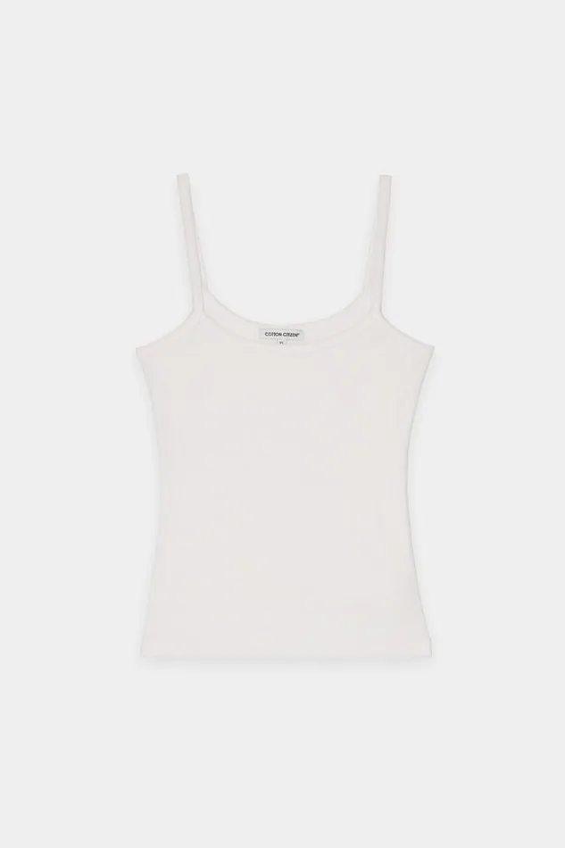 COTTON CITIZEN TANKS Verona Spaghetti Tank White 8211 Women