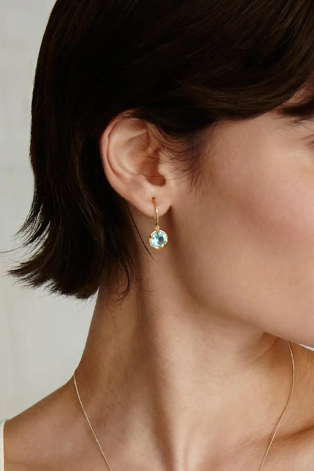 December Birthstone Earrings Turquoise Crystal Women Chan Luu Earrings