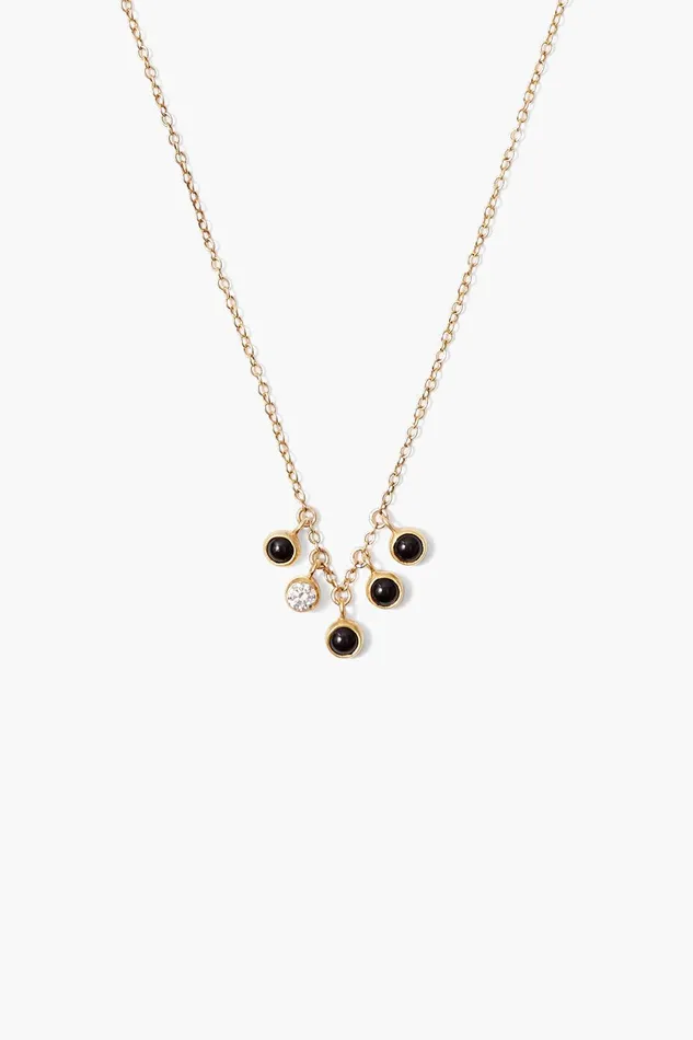 Delilah Charm Necklace Onyx Mix Women Chan Luu Necklaces