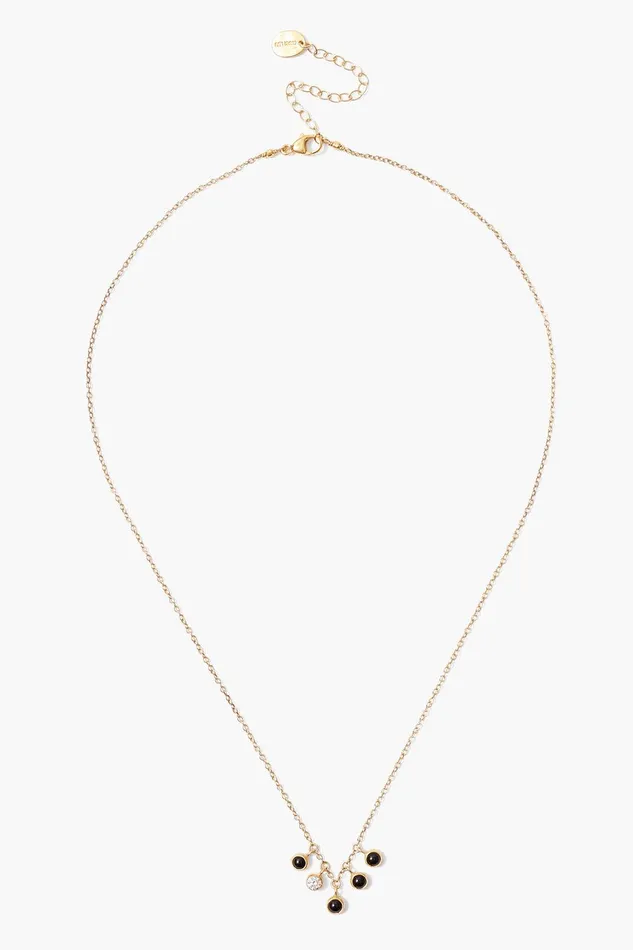 Delilah Charm Necklace Onyx Mix Women Chan Luu Necklaces