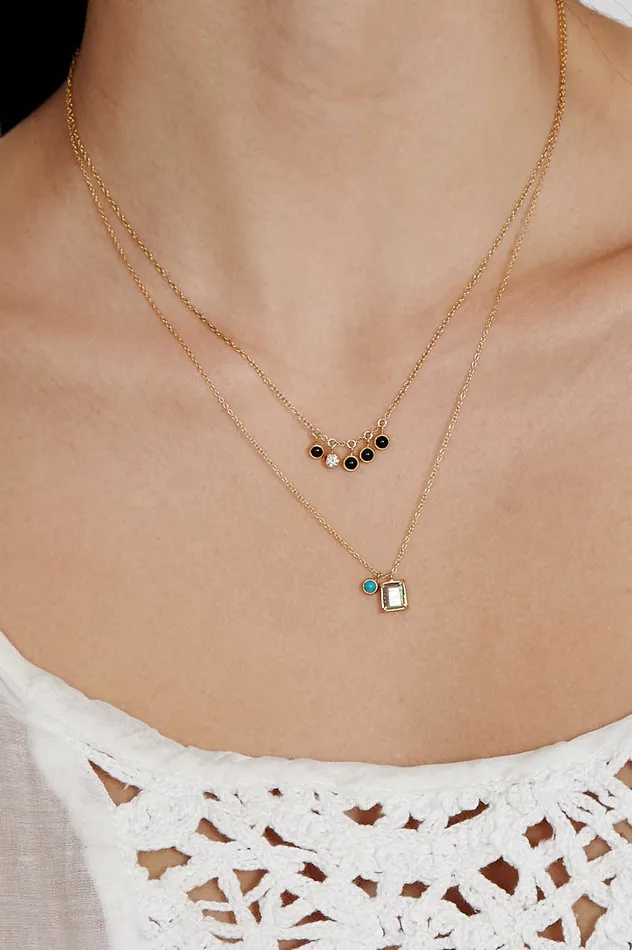 Delilah Charm Necklace Onyx Mix Women Chan Luu Necklaces