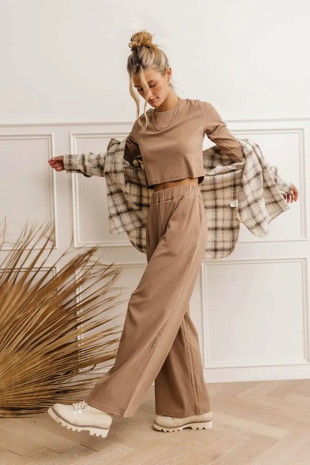 Demetri Ribbed Top 8211 FINAL SALE Grey Women Bohme Tops