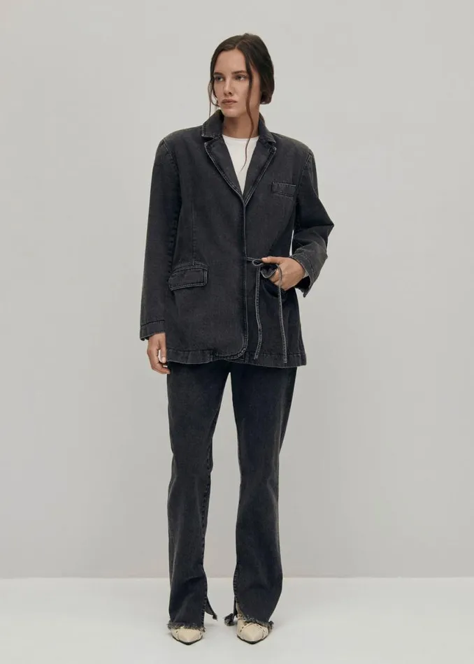 Denim Women ALOHAS Sandra Black Denim Jacket