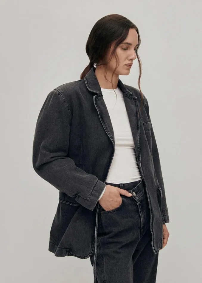 Denim Women ALOHAS Sandra Black Denim Jacket