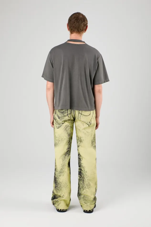 Denim Women Camper Denim Jeans YellowBlack Distorted Print Denim Jeans Denim Women Camper Denim Jeans YellowBlack Distorted Print Denim Jeans