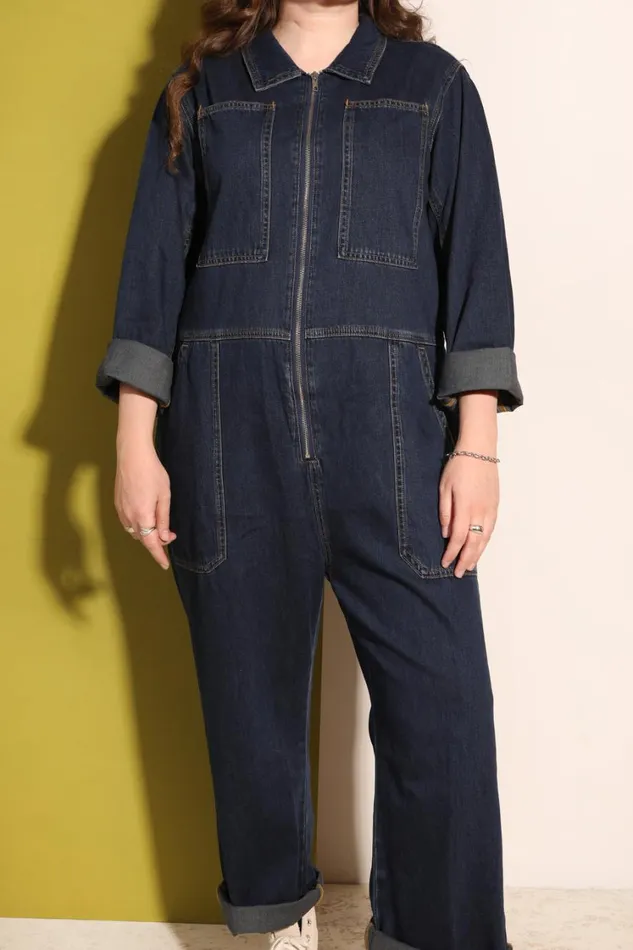 Dominic Boilersuit Washed Indigo Womens LF Markey One Pieces