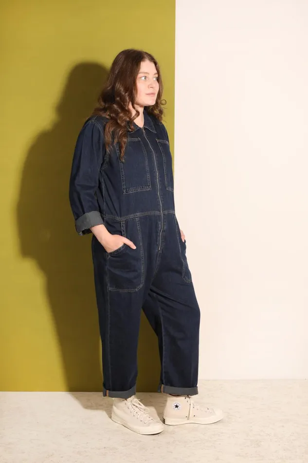 Dominic Boilersuit Washed Indigo Womens LF Markey One Pieces