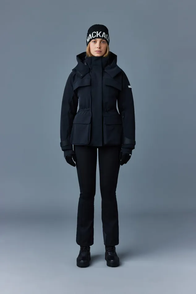 Downs and Jackets Women Mackage ICLYNR Medium Down Ski Jacket With Removable Hood Black Downs and Jackets Women Mackage ICLYNR Medium Down Ski Jacket With Removable Hood Black