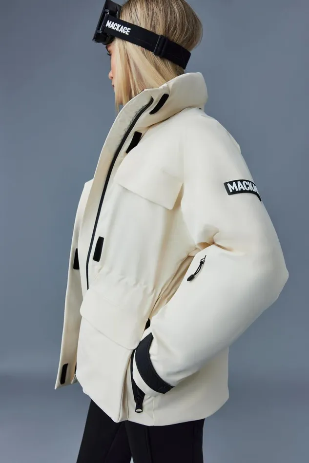 Downs and Jackets Women Mackage ICLYNR Medium Down Ski Jacket With Removable Hood Black Downs and Jackets Women Mackage ICLYNR Medium Down Ski Jacket With Removable Hood Black