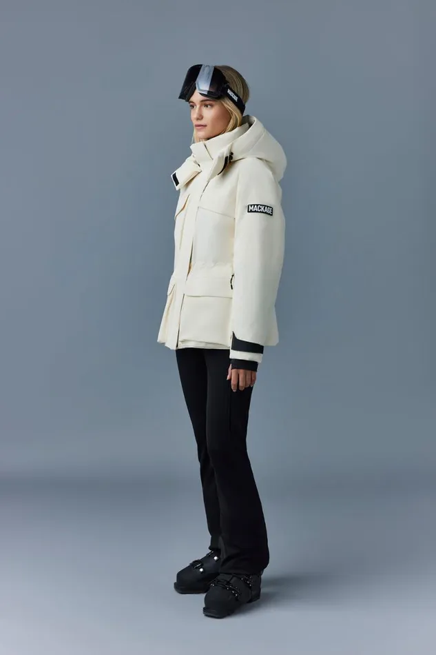 Downs and Jackets Women Mackage ICLYNR Medium Down Ski Jacket With Removable Hood Black Downs and Jackets Women Mackage ICLYNR Medium Down Ski Jacket With Removable Hood Black