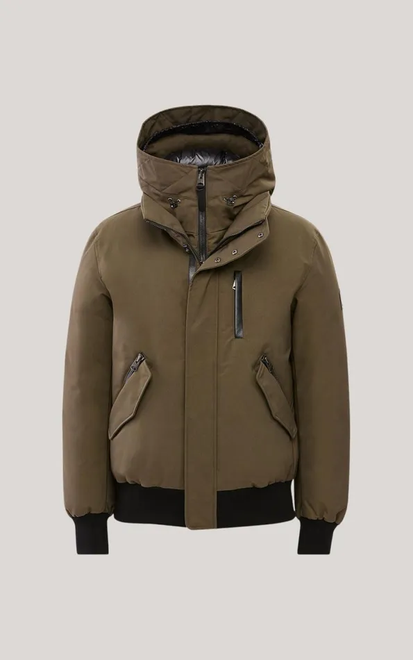 Downs and Parkas Men Mackage DIXON 2In1 Down Bomber Jacket With Hooded Bib For Men Black Downs and Parkas Men Mackage DIXON 2In1 Down Bomber Jacket With Hooded Bib For Men Black