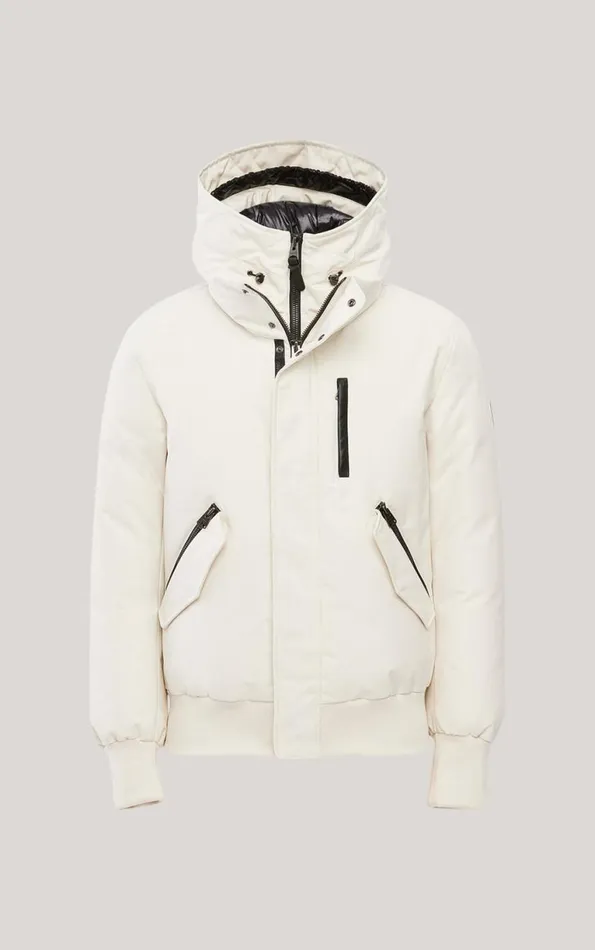 Downs and Parkas Men Mackage DIXON 2In1 Down Bomber Jacket With Hooded Bib For Men Black Downs and Parkas Men Mackage DIXON 2In1 Down Bomber Jacket With Hooded Bib For Men Black