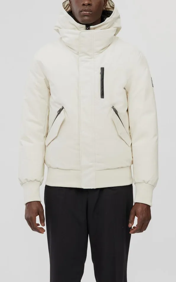 Downs and Parkas Men Mackage DIXON 2In1 Down Bomber Jacket With Hooded Bib For Men Black Downs and Parkas Men Mackage DIXON 2In1 Down Bomber Jacket With Hooded Bib For Men Black