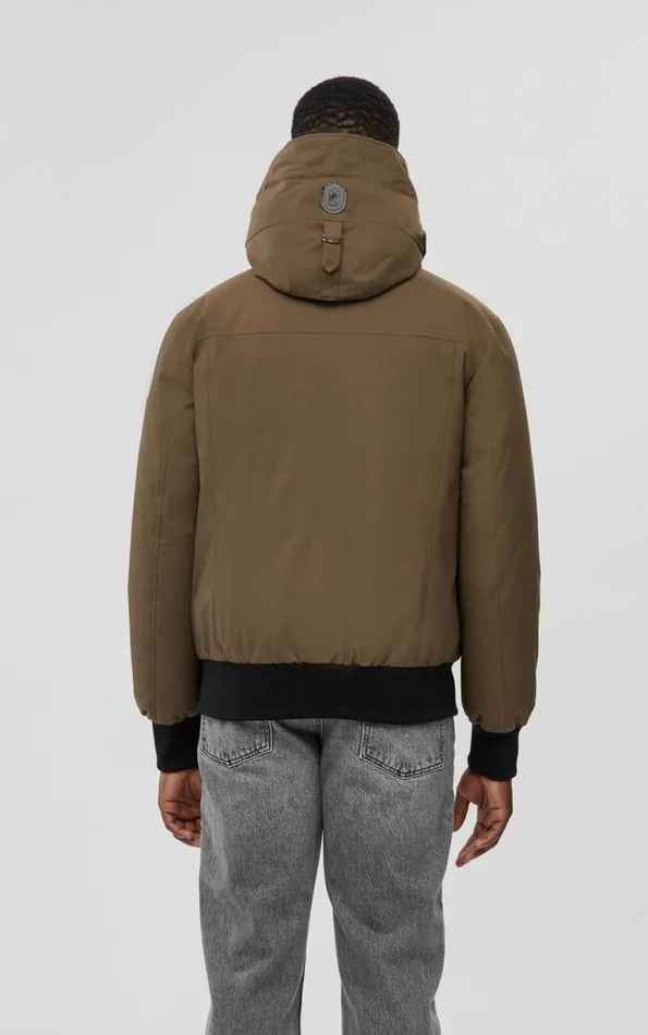 Downs and Parkas Men Mackage DIXON 2In1 Down Bomber Jacket With Hooded Bib For Men Black Downs and Parkas Men Mackage DIXON 2In1 Down Bomber Jacket With Hooded Bib For Men Black