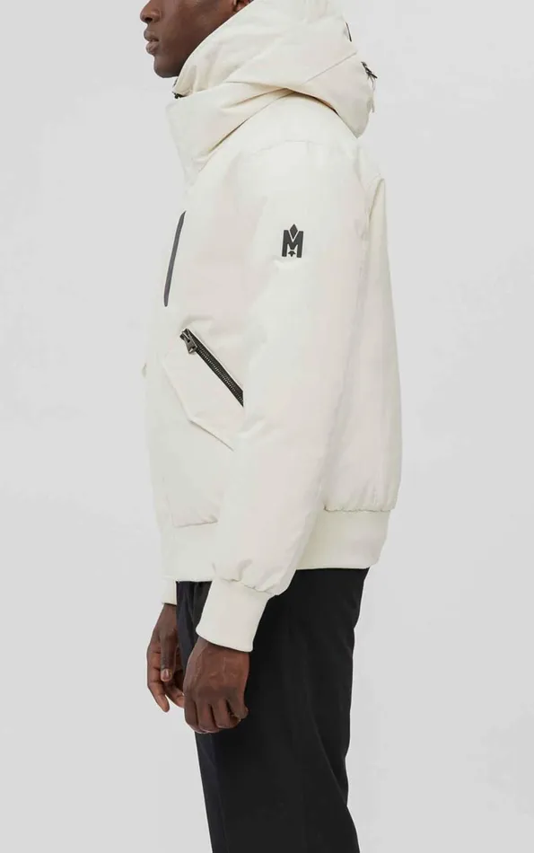 Downs and Parkas Men Mackage DIXON 2In1 Down Bomber Jacket With Hooded Bib For Men Black Downs and Parkas Men Mackage DIXON 2In1 Down Bomber Jacket With Hooded Bib For Men Black