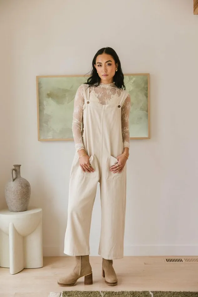 Drea Lace Layering Top In Cream Cream Women Bohme Tops