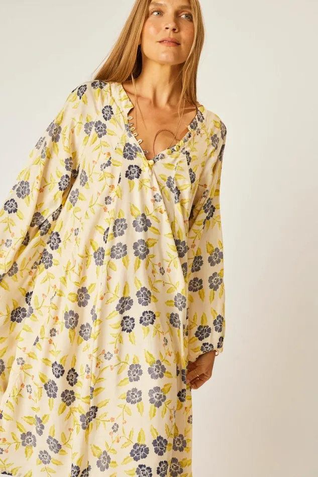 Dresses Shop Natalie Martin FIORE SHORT DRESS Prairie Indigo