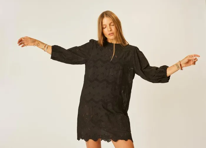 Dresses Shop Natalie Martin LISA DRESS Geranium Midnight