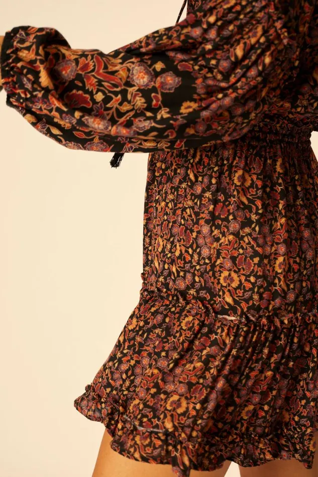 Dresses Shop Natalie Martin MAGGIE DRESS Petite Fleur Noire