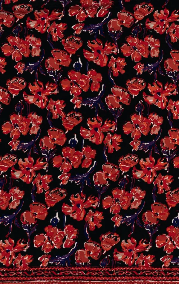 Dresses Shop Natalie Martin SOPHIE DRESS Silk Watercolor Print Onyx