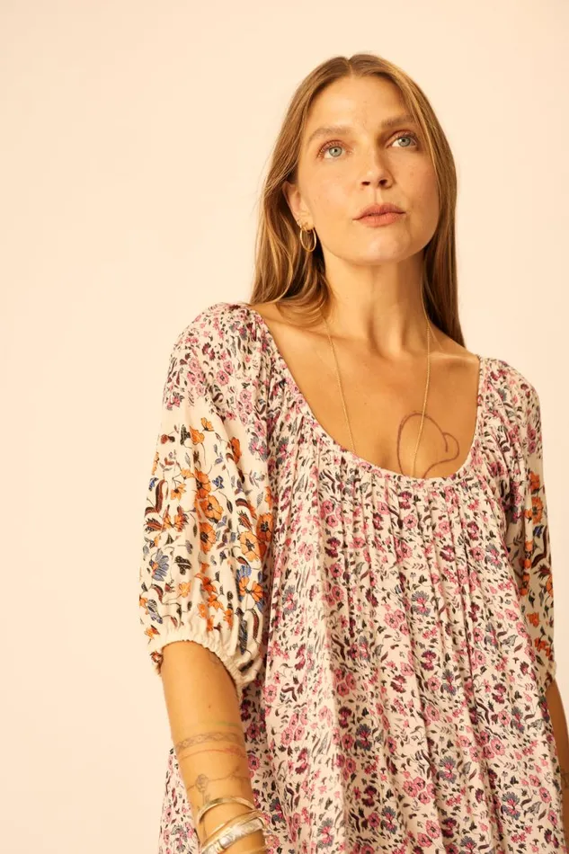 Dresses Shop Natalie Martin VIVI DRESS Petite Fleur Rose